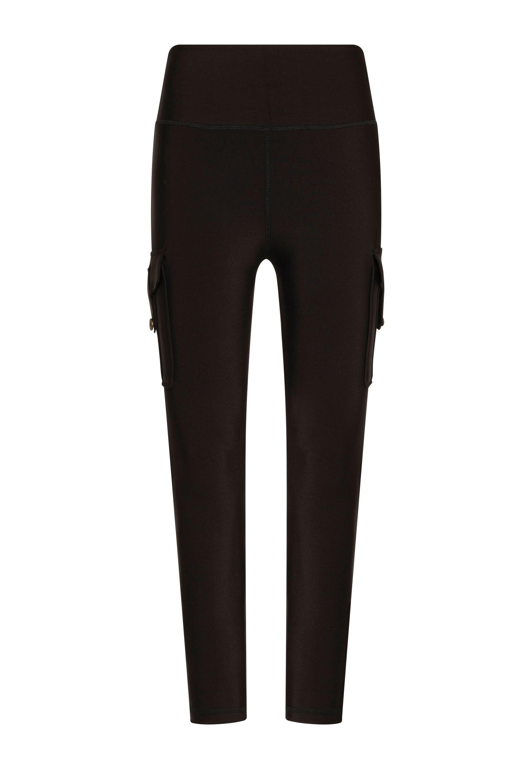 1122 Leggings Cargo in nero 3/4