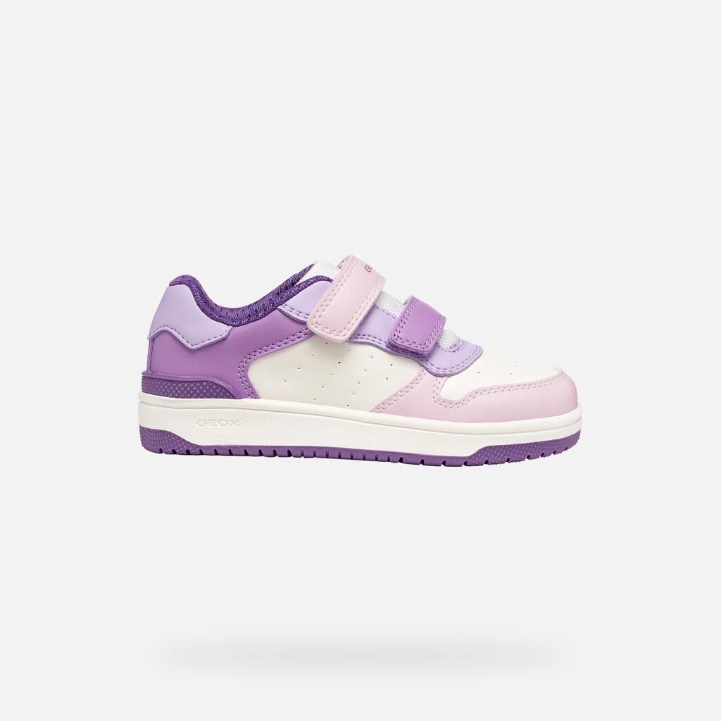 Baskets Fille WASHIBA GIRL Blanc/Lilas Foncé 2/7