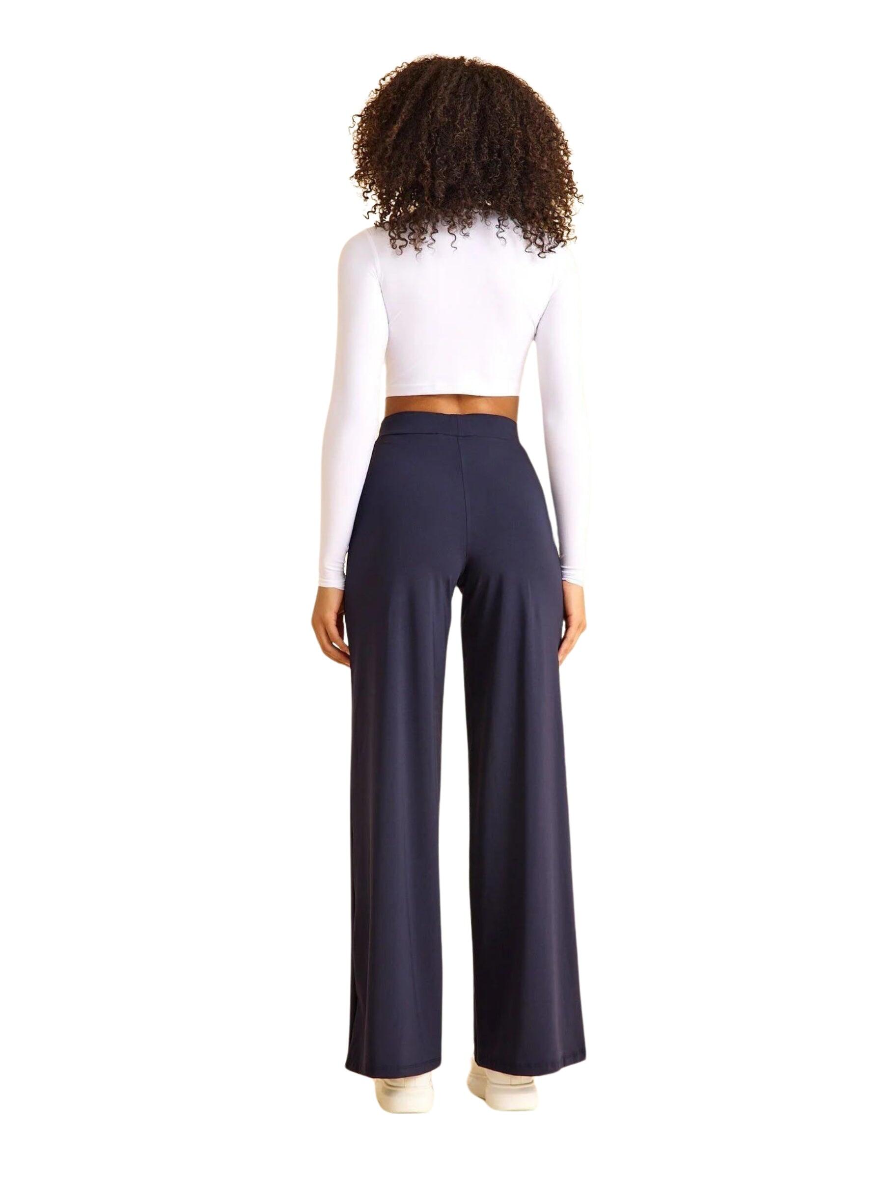 447 Pantaloni Yoga Mumbai in blu navy 2/3