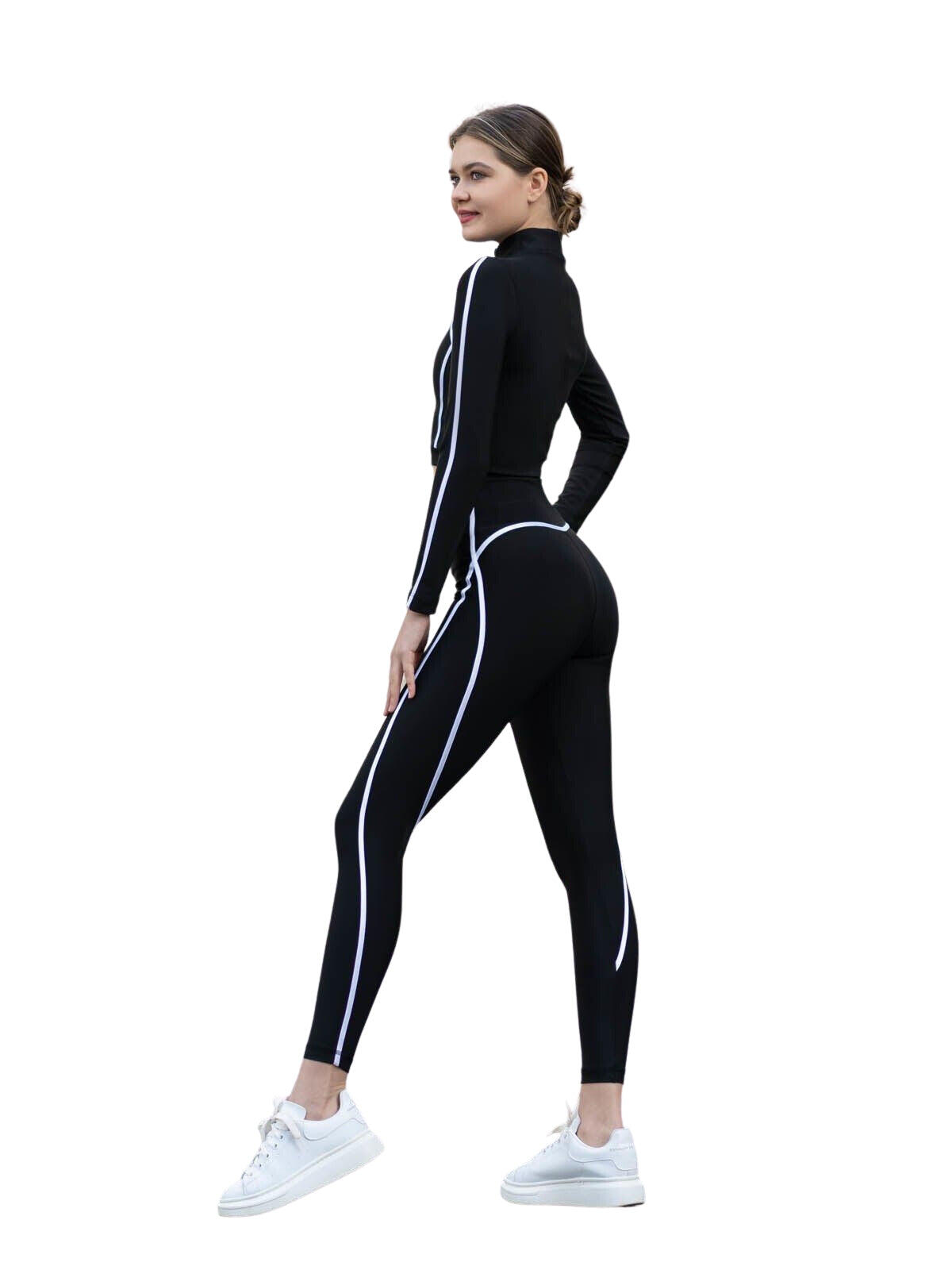 352 Leggings Menton in nero 2/4