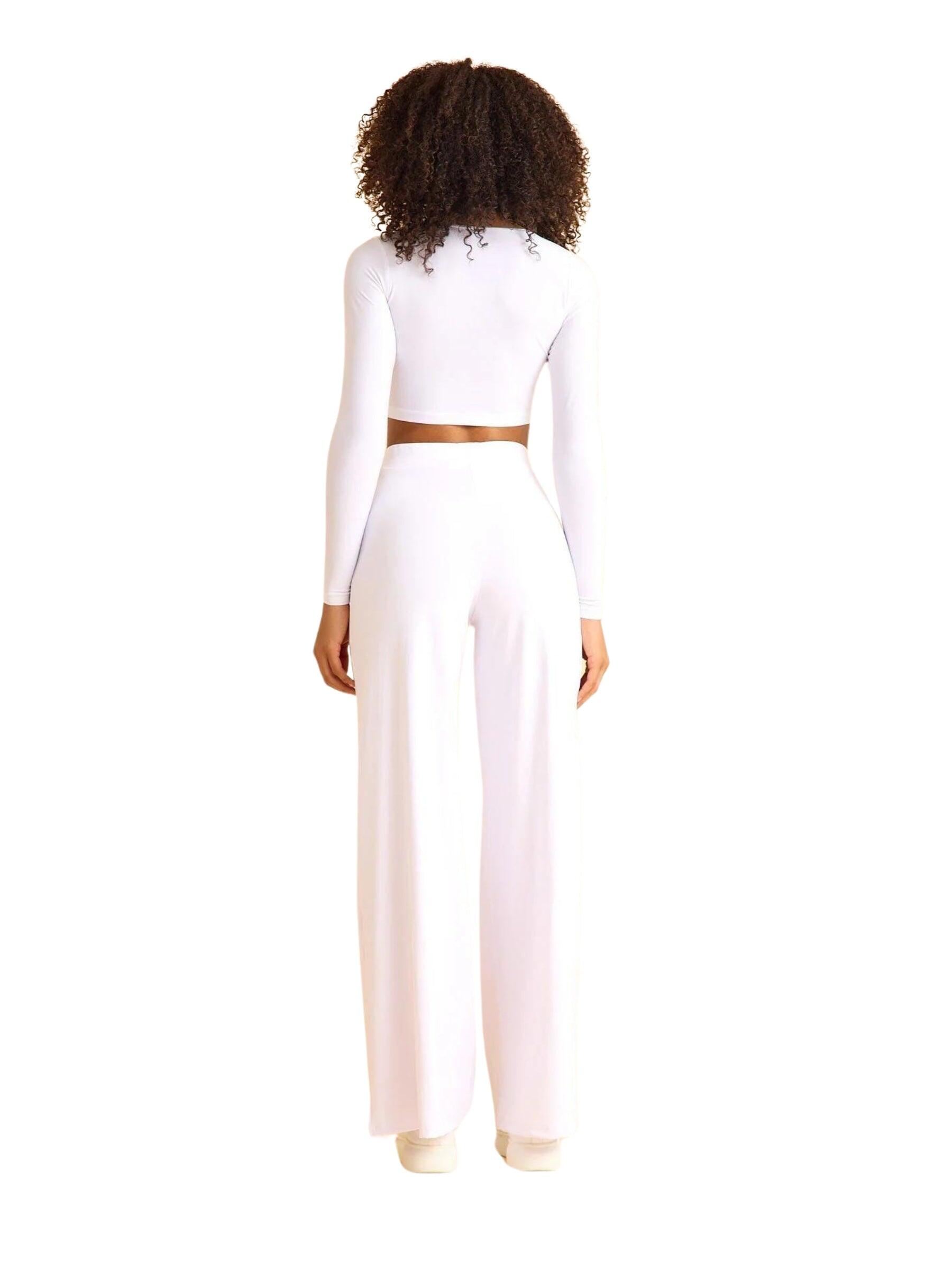 445 Pantaloni da yoga Mumbai di colore bianco 2/3