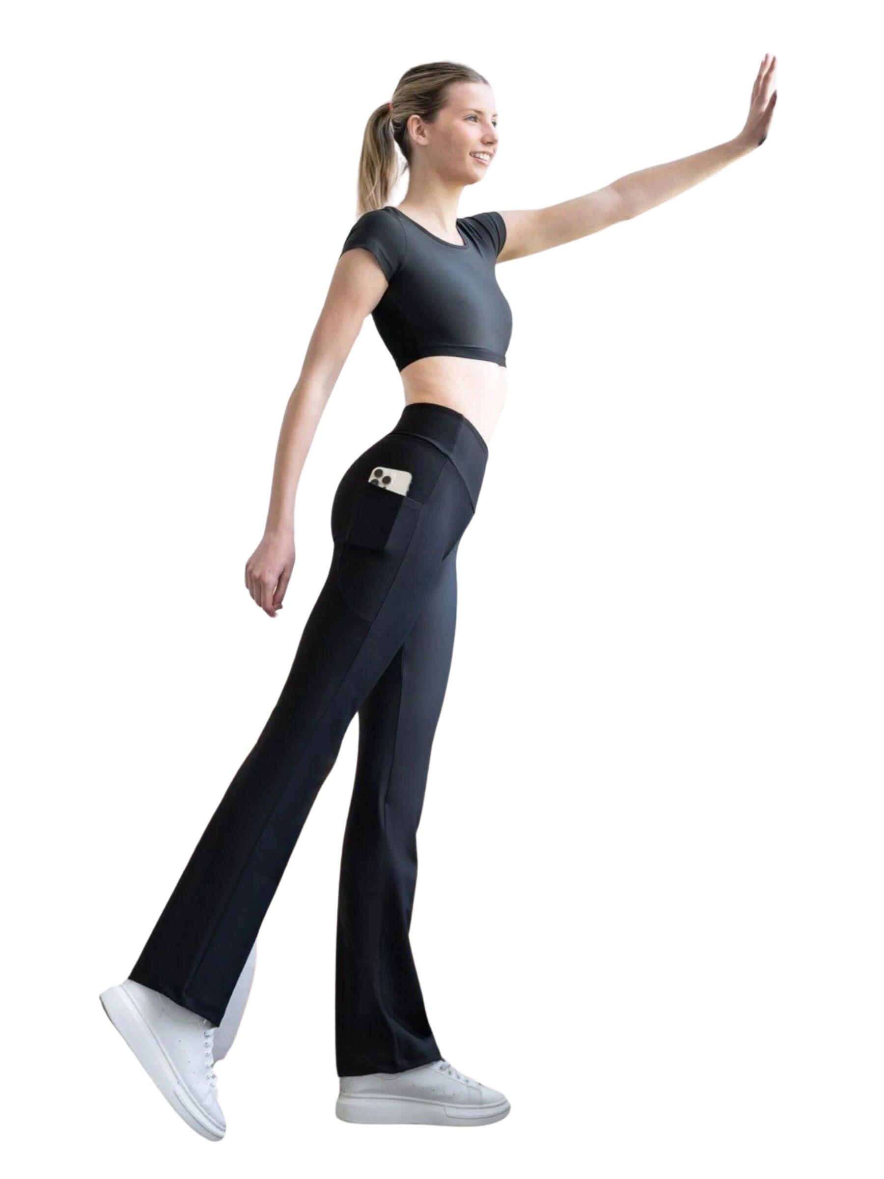 432 Leggings tascabili in nero 4/6