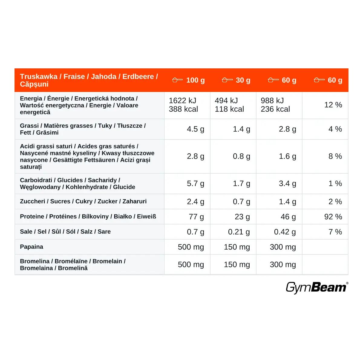 Triple Blend Protein in polvere senza zuccheri 1000 g 2/2