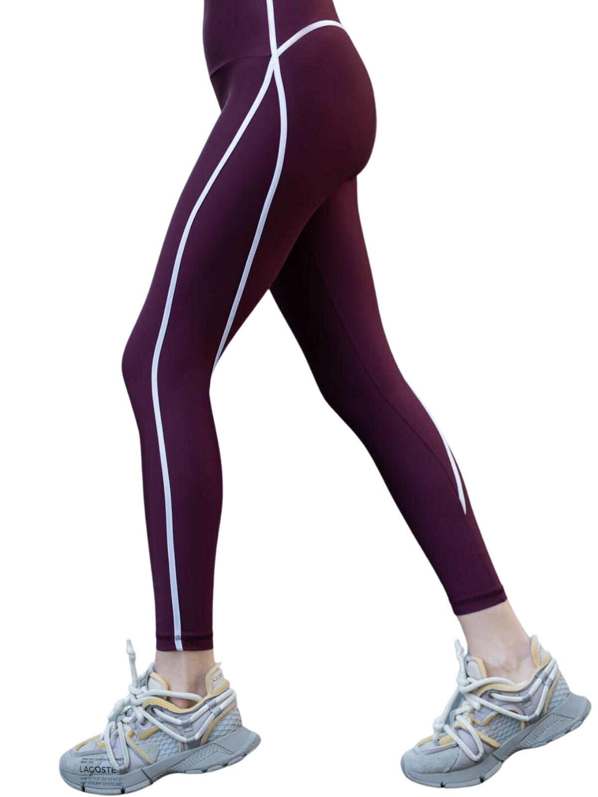 373 Leggings Menton in viola scuro 2/4