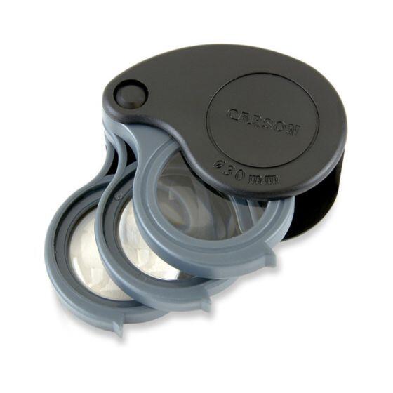 Loupe de poche Triview 3 en 1 Carson 2/4