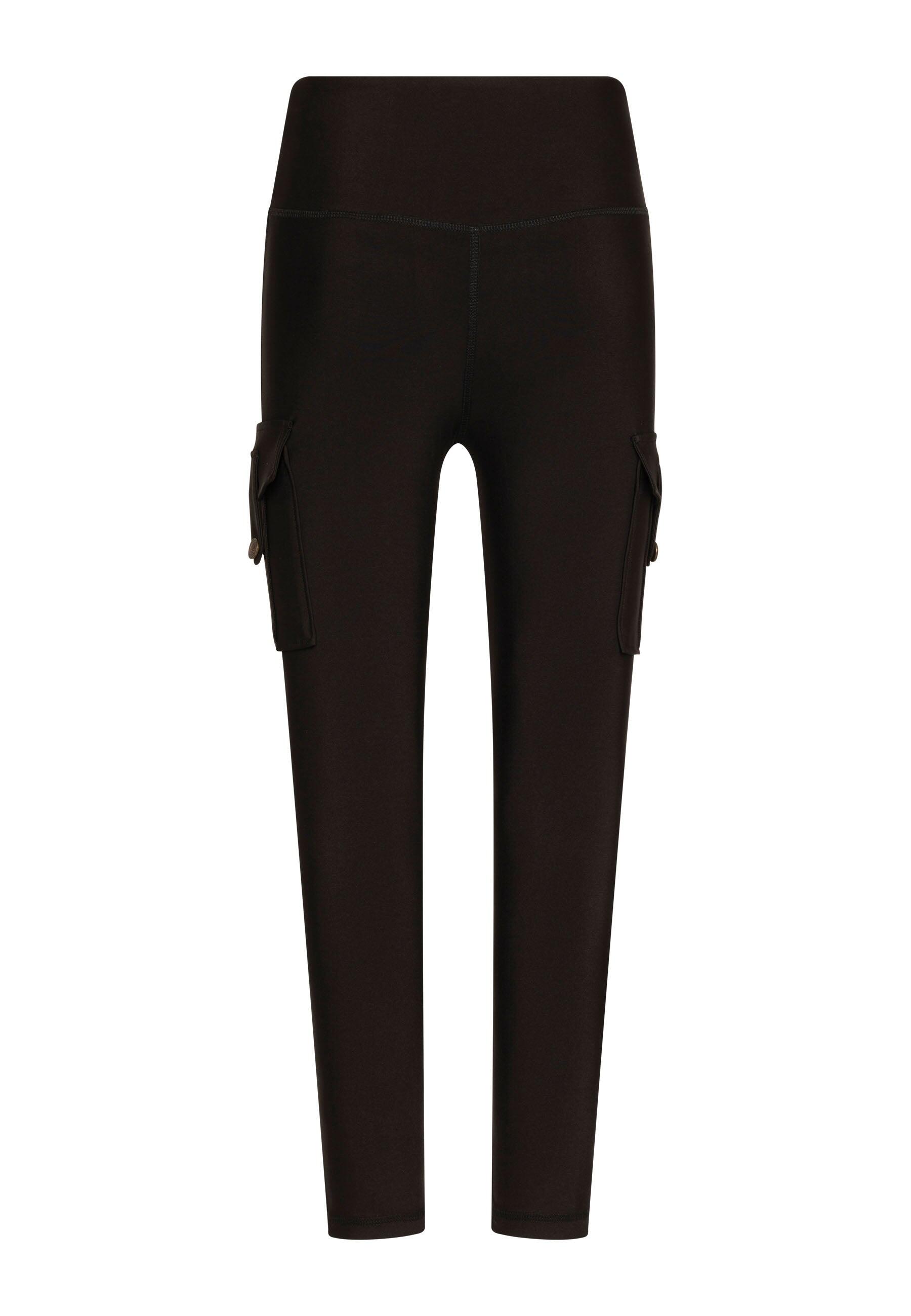 1122 Leggings Cargo in nero 2/4