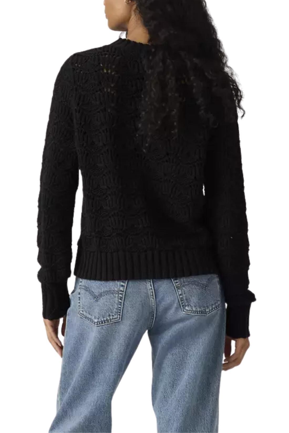 Pullover - Donna - Cotone uncinetto - Hope Crochet - Nero 3/3