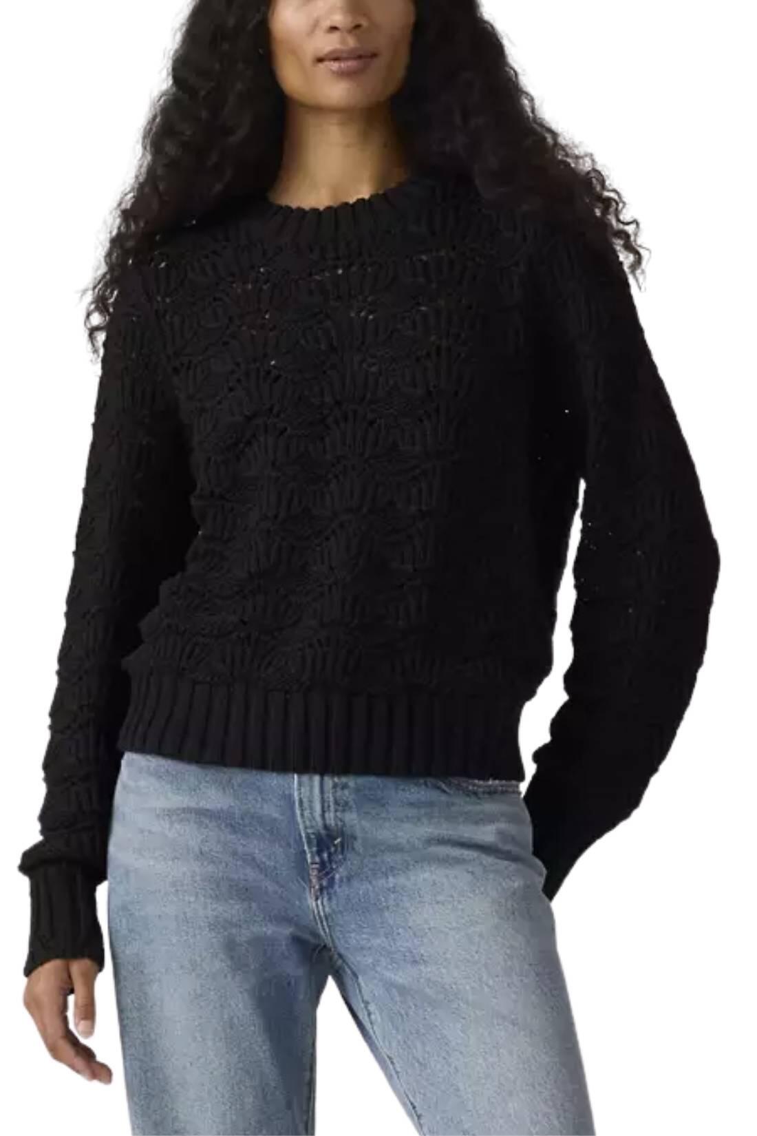 Pullover - Donna - Cotone uncinetto - Hope Crochet - Nero 2/3
