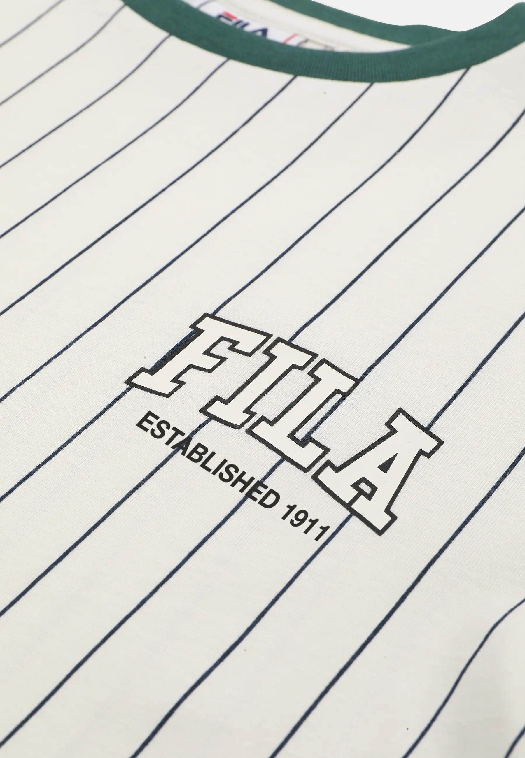 RIFREDI relaxed graphic pinstriped t-shirt 3/3
