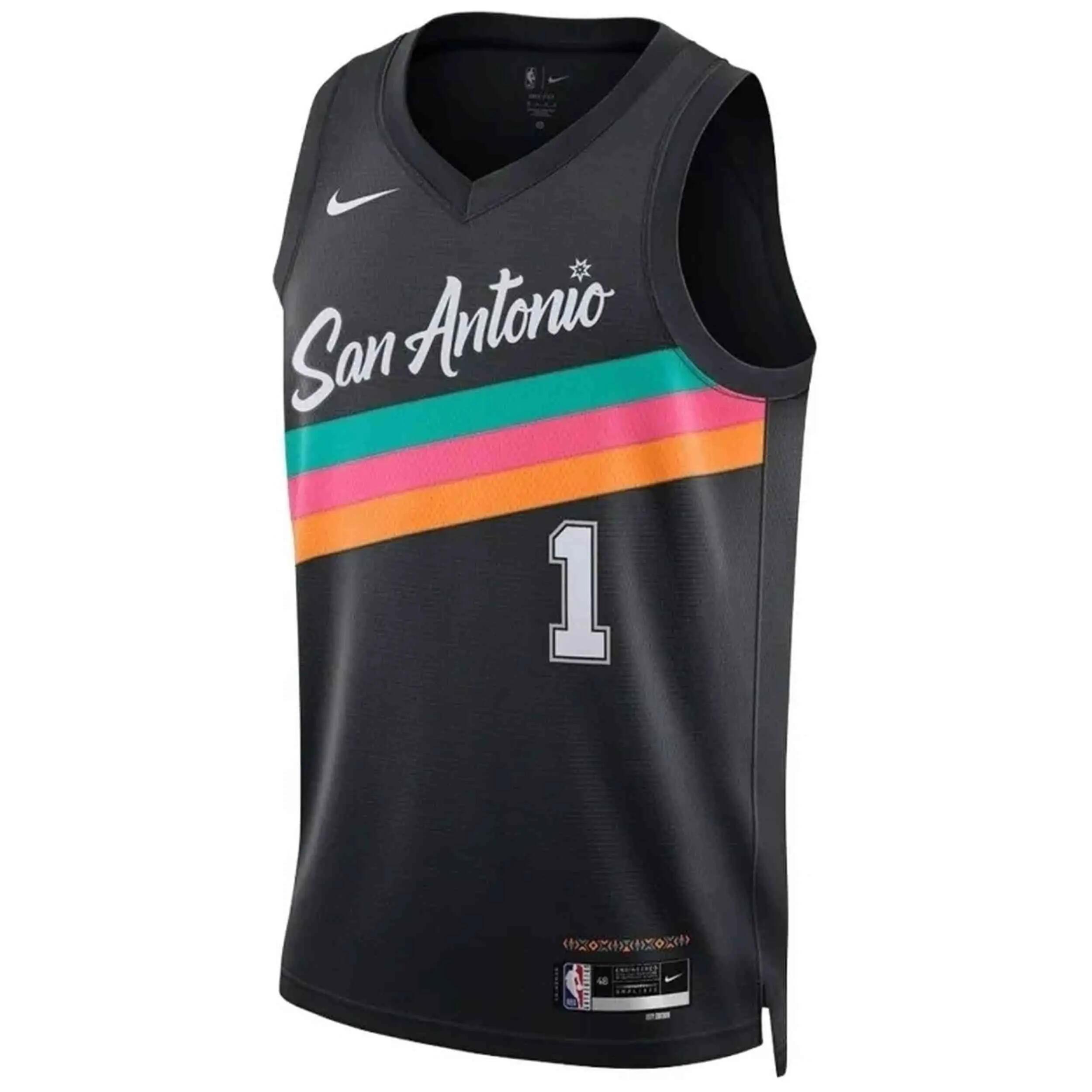 Maglia da basket Nike modello EZ2B7BU8P25-SPUVW per unisex ragazzi 2/3