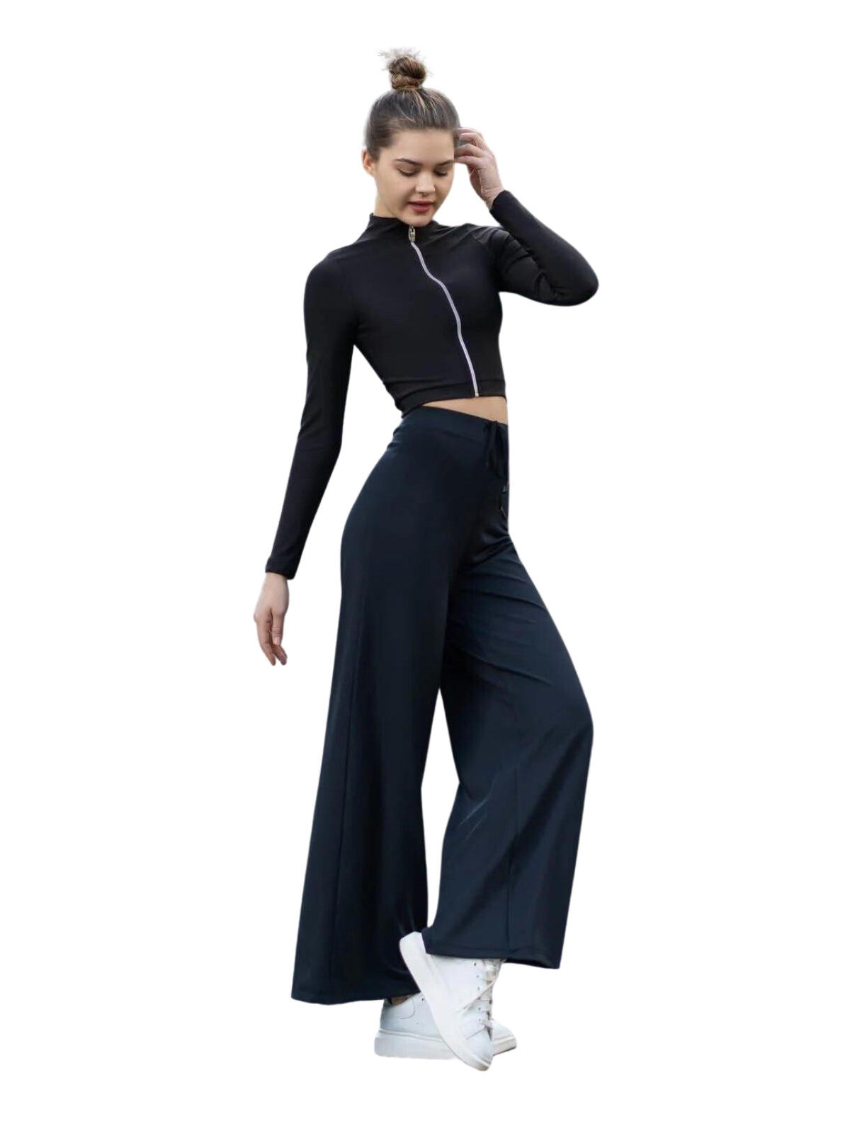 359 Pantaloni da yoga Mumbai neri 4/7