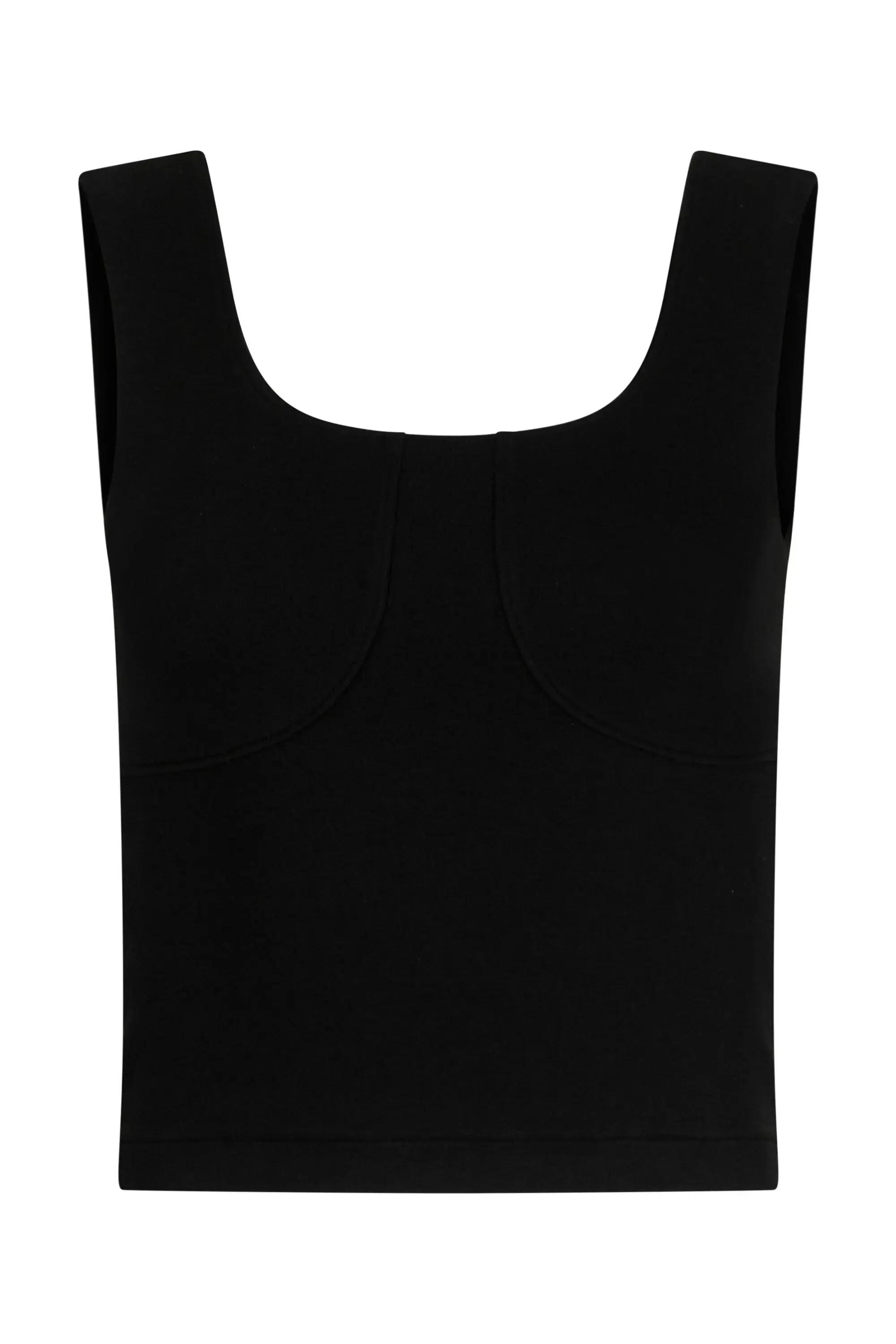 Crop Top de Yoga Ansuya - Noir Onyx 5/6