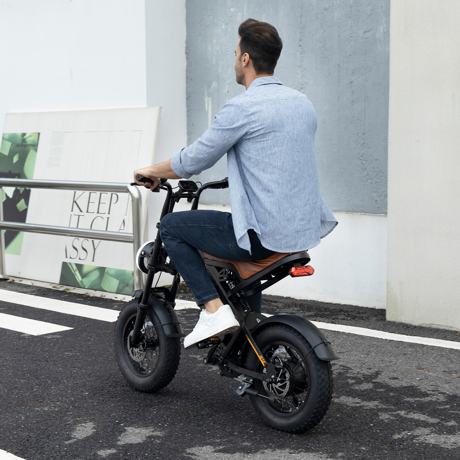 M16 bici elettrica adulti, batteria 48V13Ah, pneumatici grassi 16×4.0", IPX4 11/13