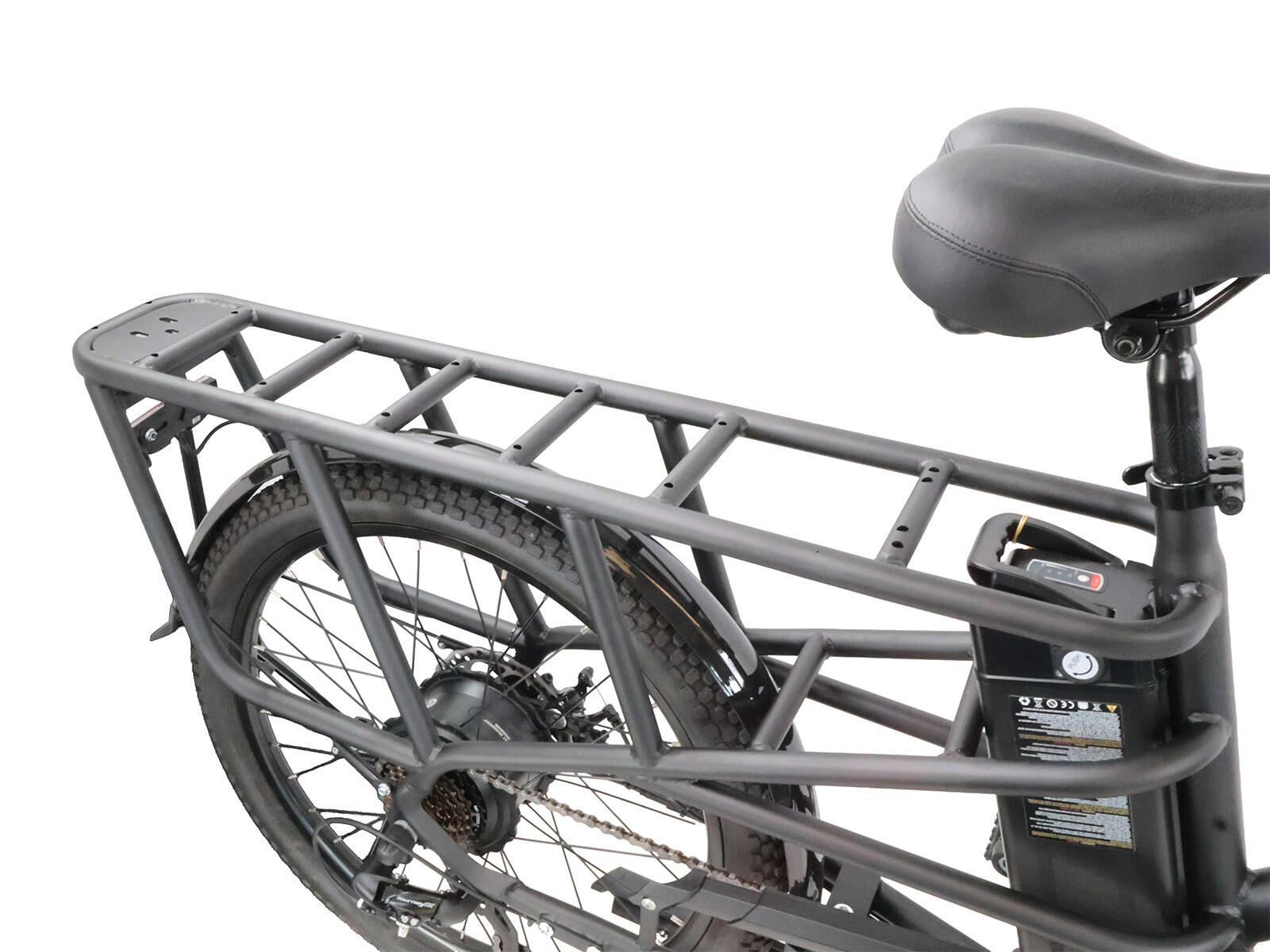 Villette le Prolongé longtail transportfiets zwart 3/5