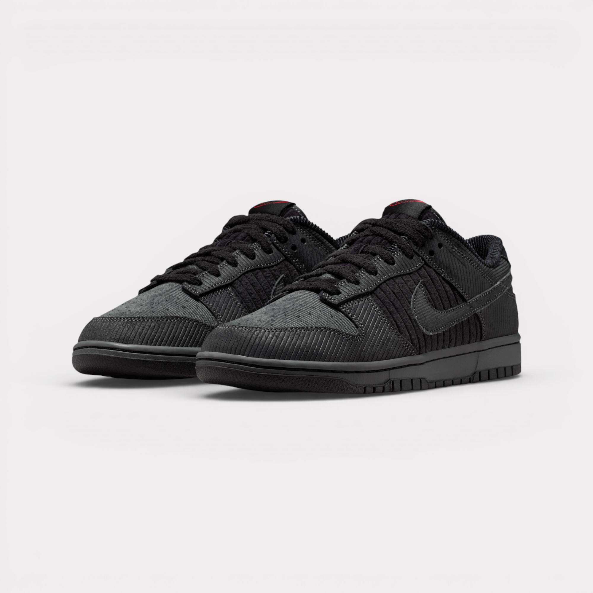 Nike Dunk Low Retro PRM - Black Corduroy 2/7