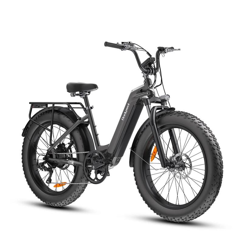 D9 bicicletă electrică pentru adulți, baterie 48V 15Ah și roți de 26x4.0”