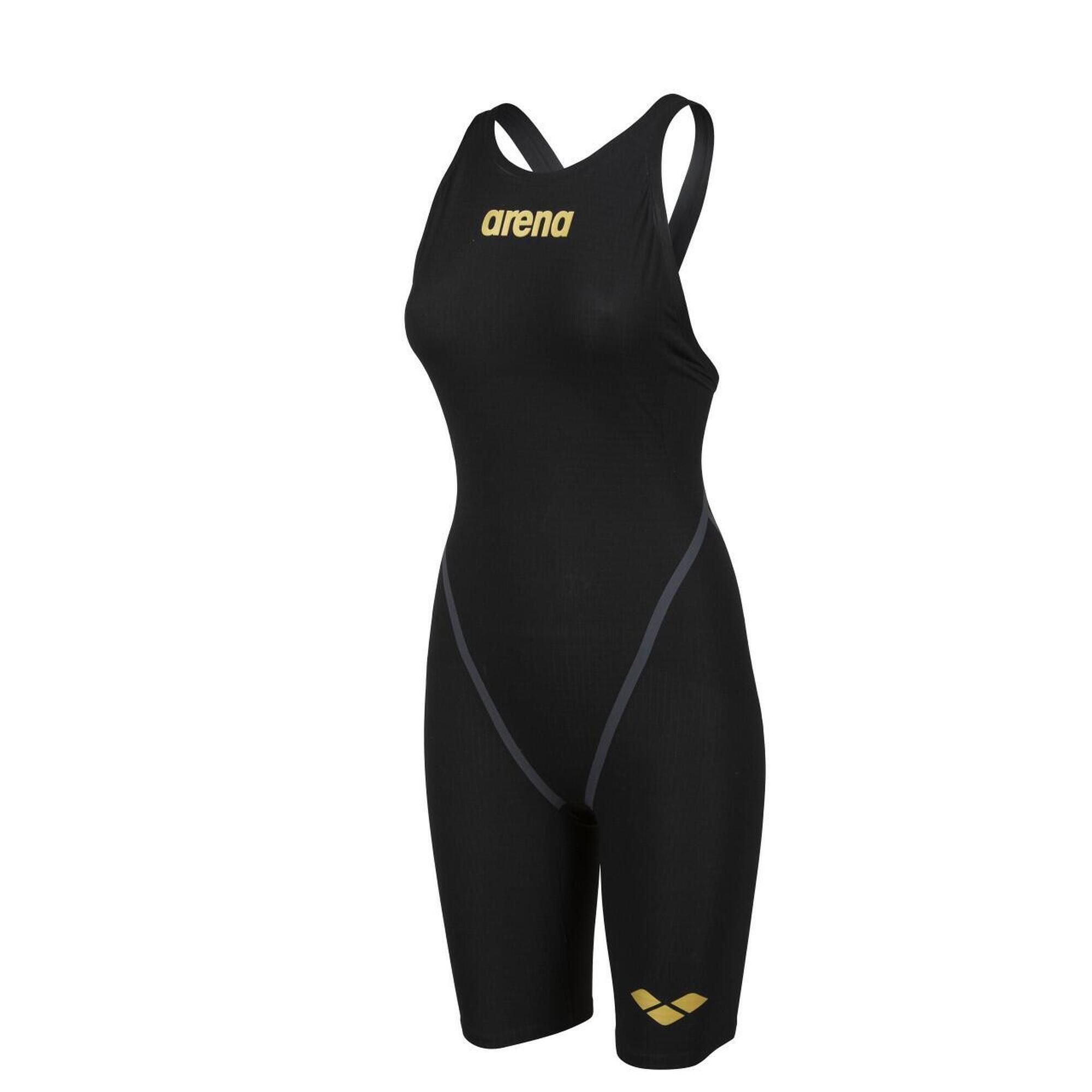 ARENA Arena Powerskin Carbon Core FX Closedback Kneesuit - Black/ Gold