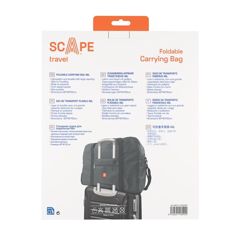 Scape Travel bolsa de viaje 60L gris 4/4