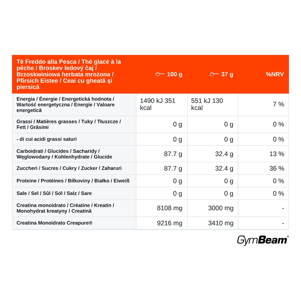 Kreatyna proszek Creapure® z dekstrozą 1 kg 2/2