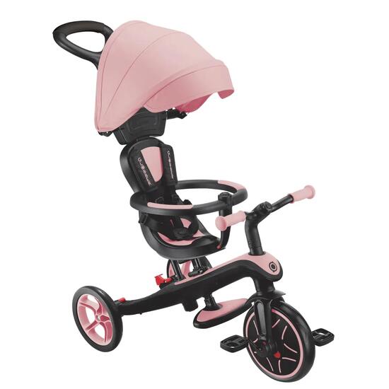 Tricycle évolutif pour bébé EXPLORER 4 en 1 - Rose pastel