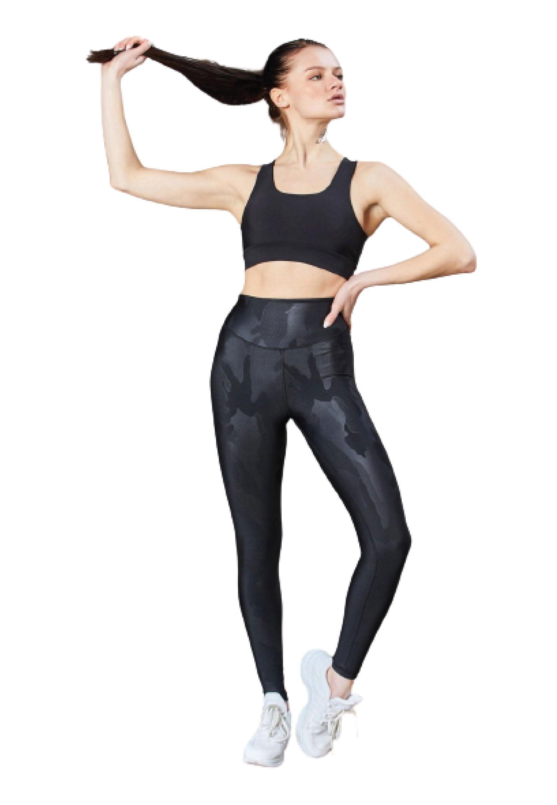 1058 Leggings Leather Look in nero 4/4