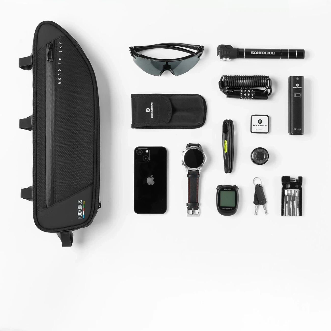 Torba rowerowa pod ramę wodoodporna 4/7