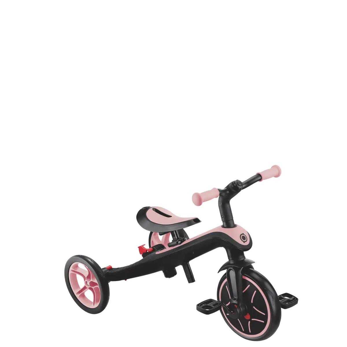 Tricycle évolutif pour bébé EXPLORER 4 en 1 - Rose pastel 3/5