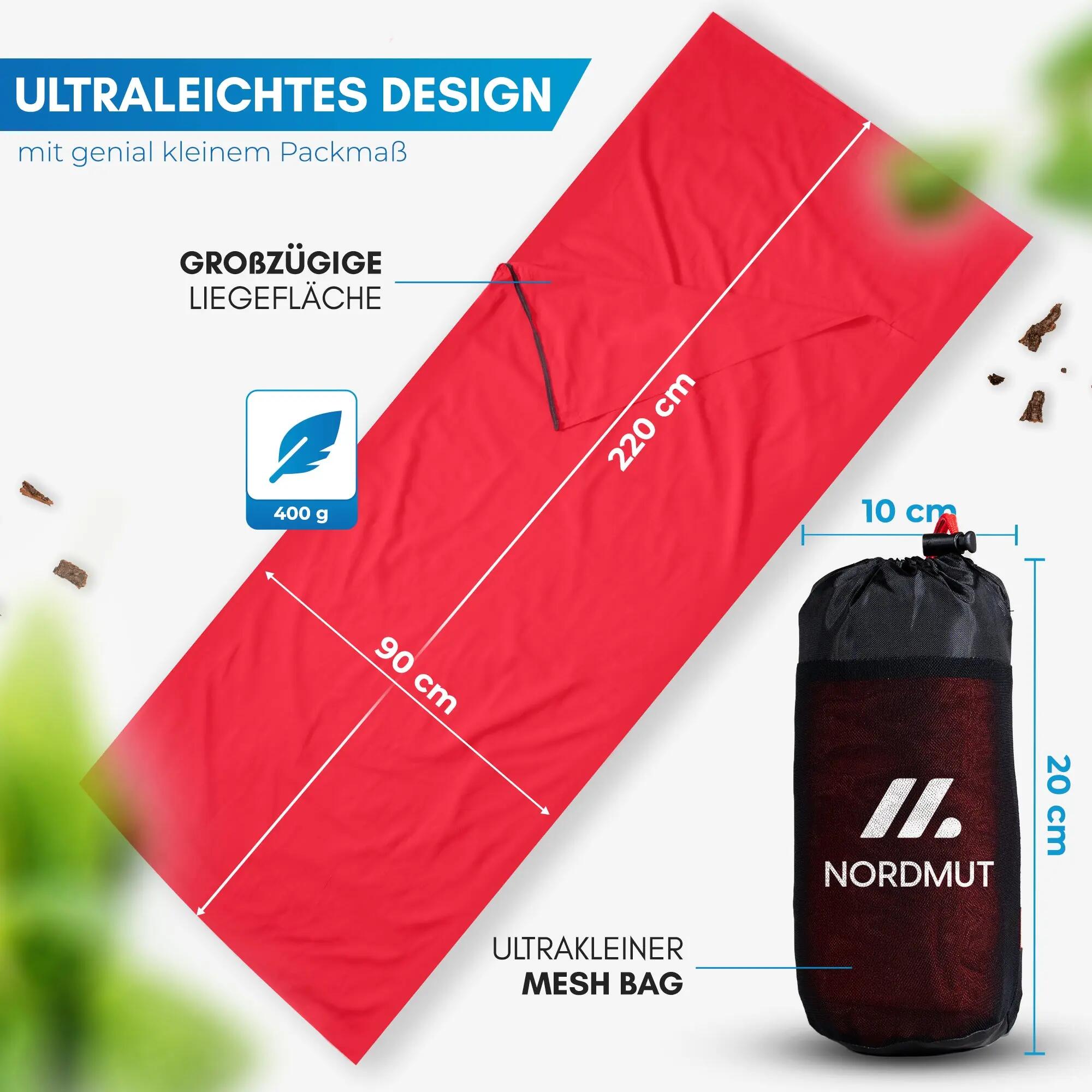 Unisex - Camping - Hüttenschlafsack - leicht, hygienisch - Nijak 5/5