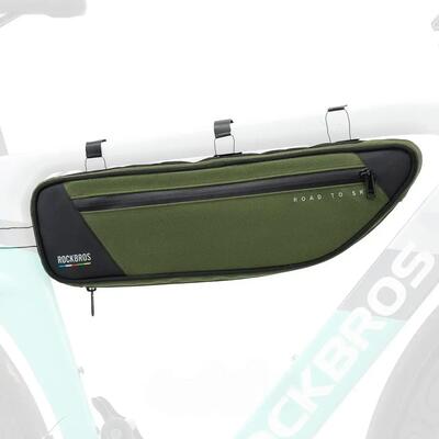 Waterdichte fietstas onder het frame
