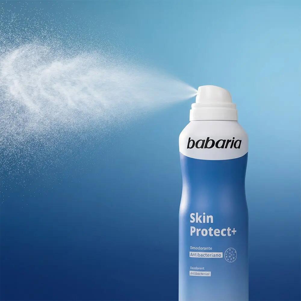Babaria - Desodorante Mujer y Hombre en Spray Invisible Pack de 3UD 5/7