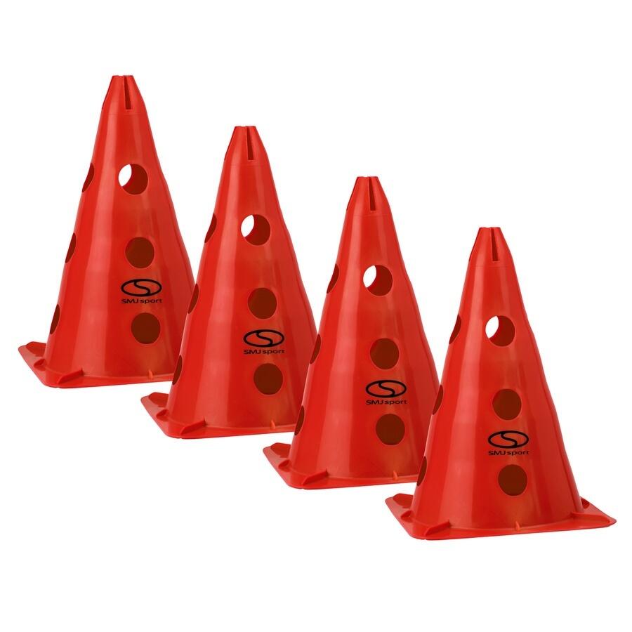 pachołek treningowy zestaw pachołków 4 szt. 30 cm pt4-13h-r czerwony 1/1