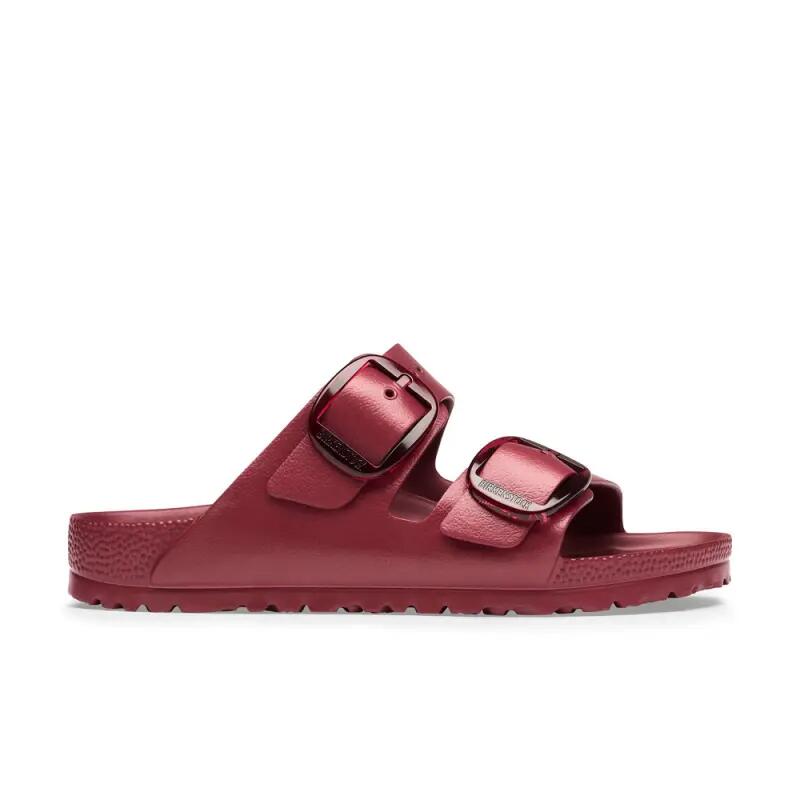 Sandalias Planas Mujer Birkenstock Arizona Big Buckle Eva Burdeos 1/4