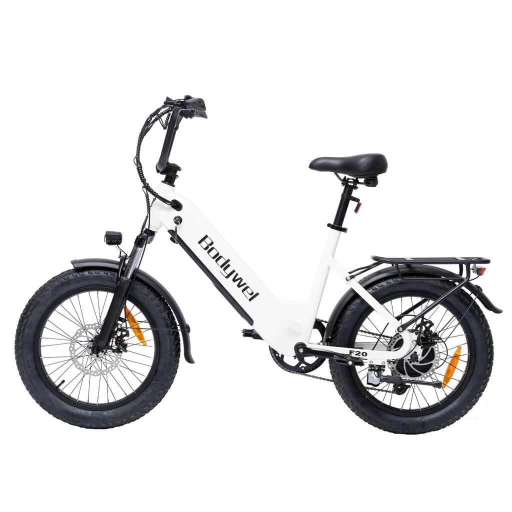 F20 Adult Electric Bike 48V15Ah Battery, 20×3.0" Tires