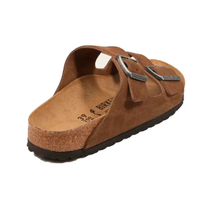 Sandales Homme Birkenstock Arizona Marron 3/3
