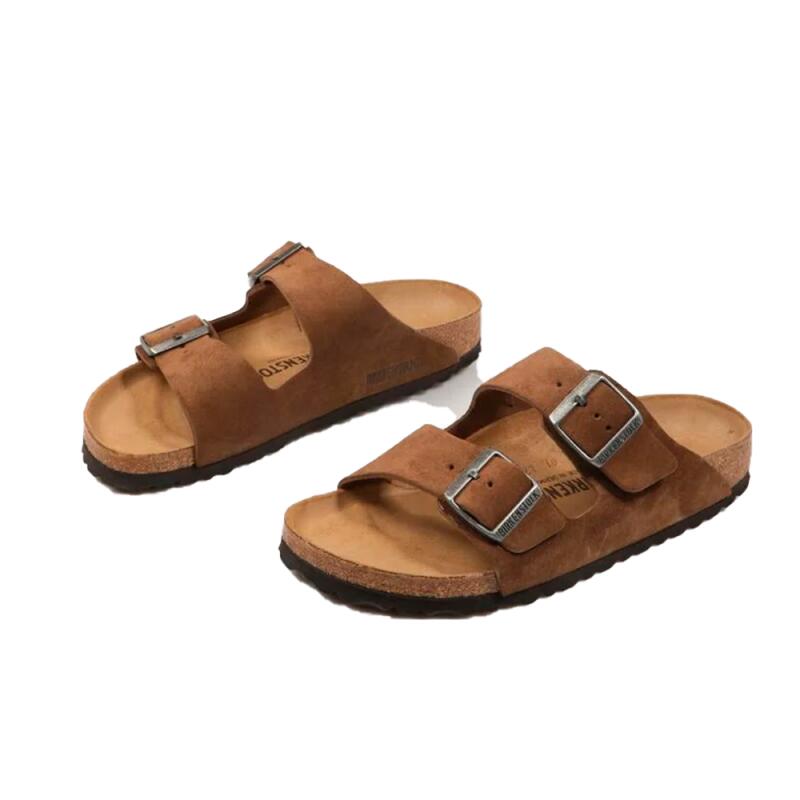 Sandalias Hombre Birkenstock Arizona Marrón 2/3