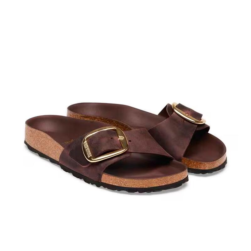 Sandalias Bio Mujer Birkenstock Madrid Big Buckle Marrón 2/4