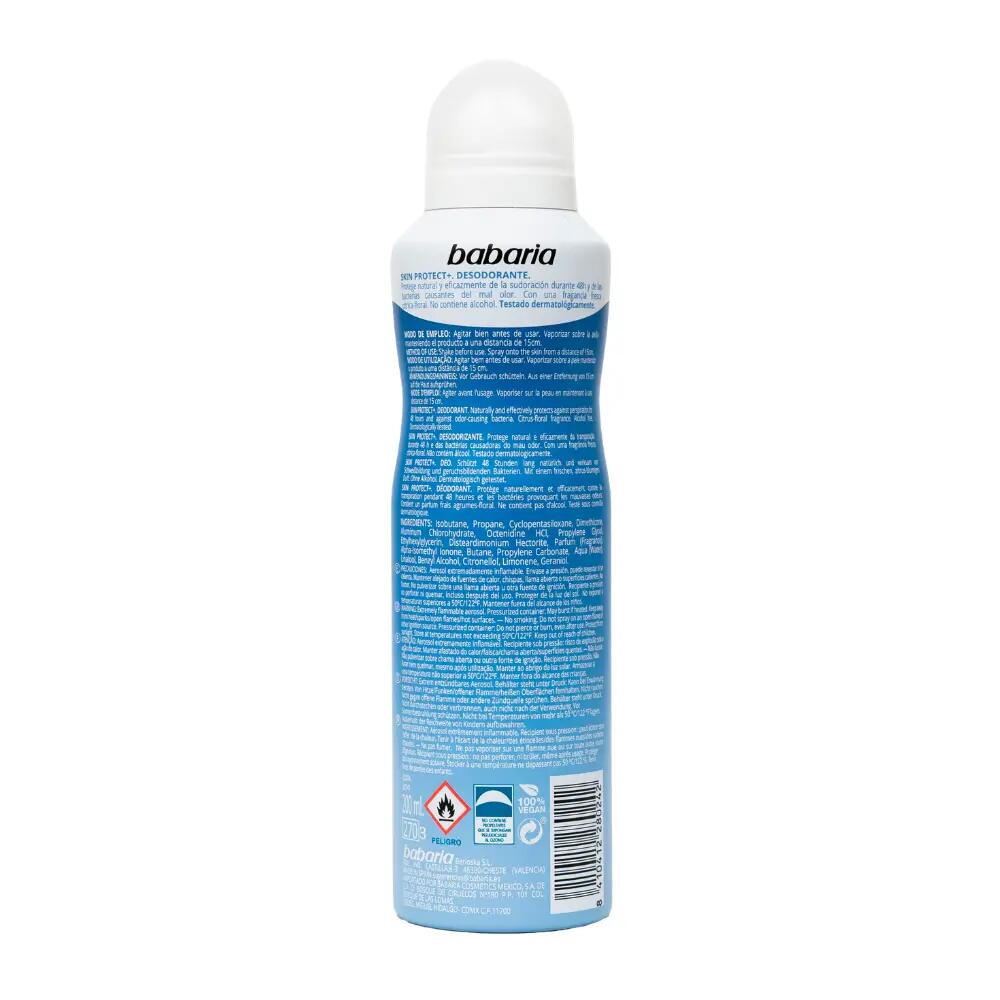 Babaria - Desodorante Mujer y Hombre en Spray Invisible Pack de 3UD 3/7