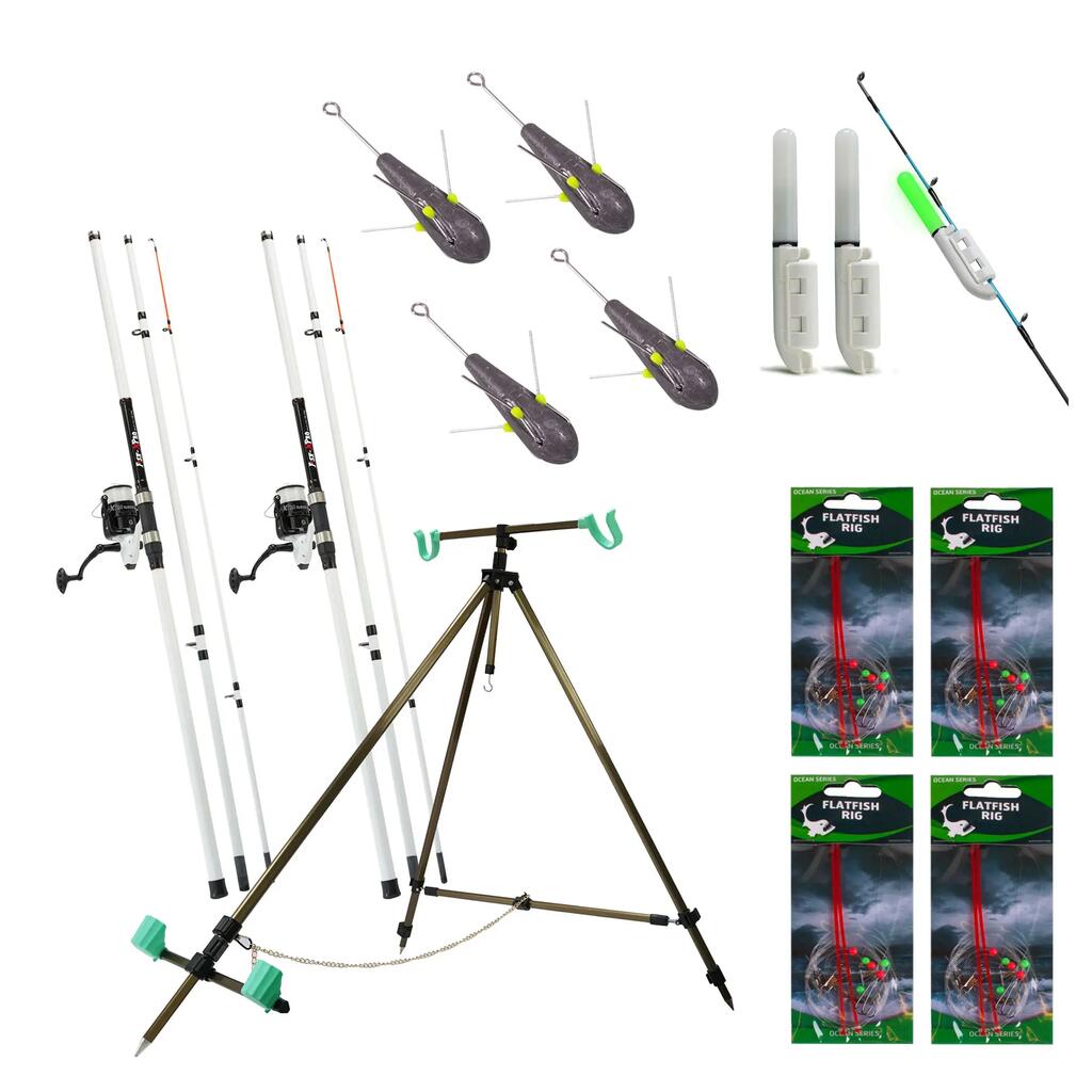 Spinner Lure Set - 31 Pieces - Tackle Box - Trout, Perch, Zander and Pike