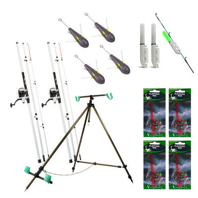 Fish-xpro beach set luxe - complete strandvisset voor strandvissen en piervissen
