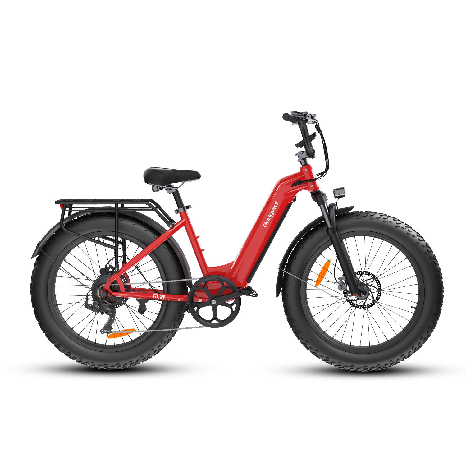 Bicicletă electrică Bodywel D9 pentru adulți baterie 48V15Ah anvelopă 26×4.0"