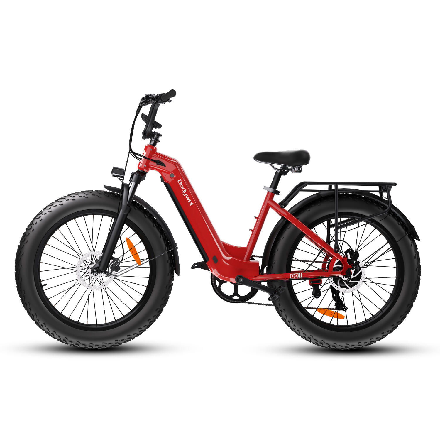 D9 vélo électrique adulte, batterie 48V15Ah, pneus fat 26×4.0". 3/14