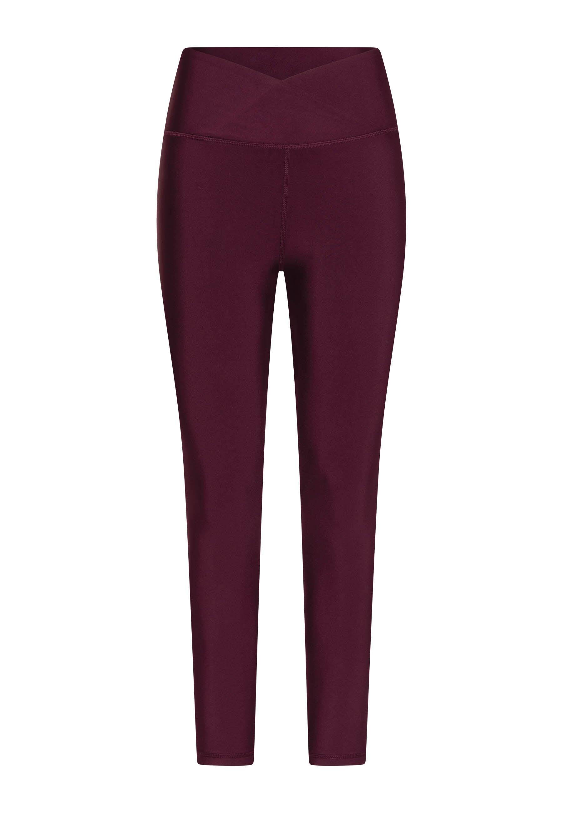 1087 Leggings in vita Ve in viola scuro 2/3