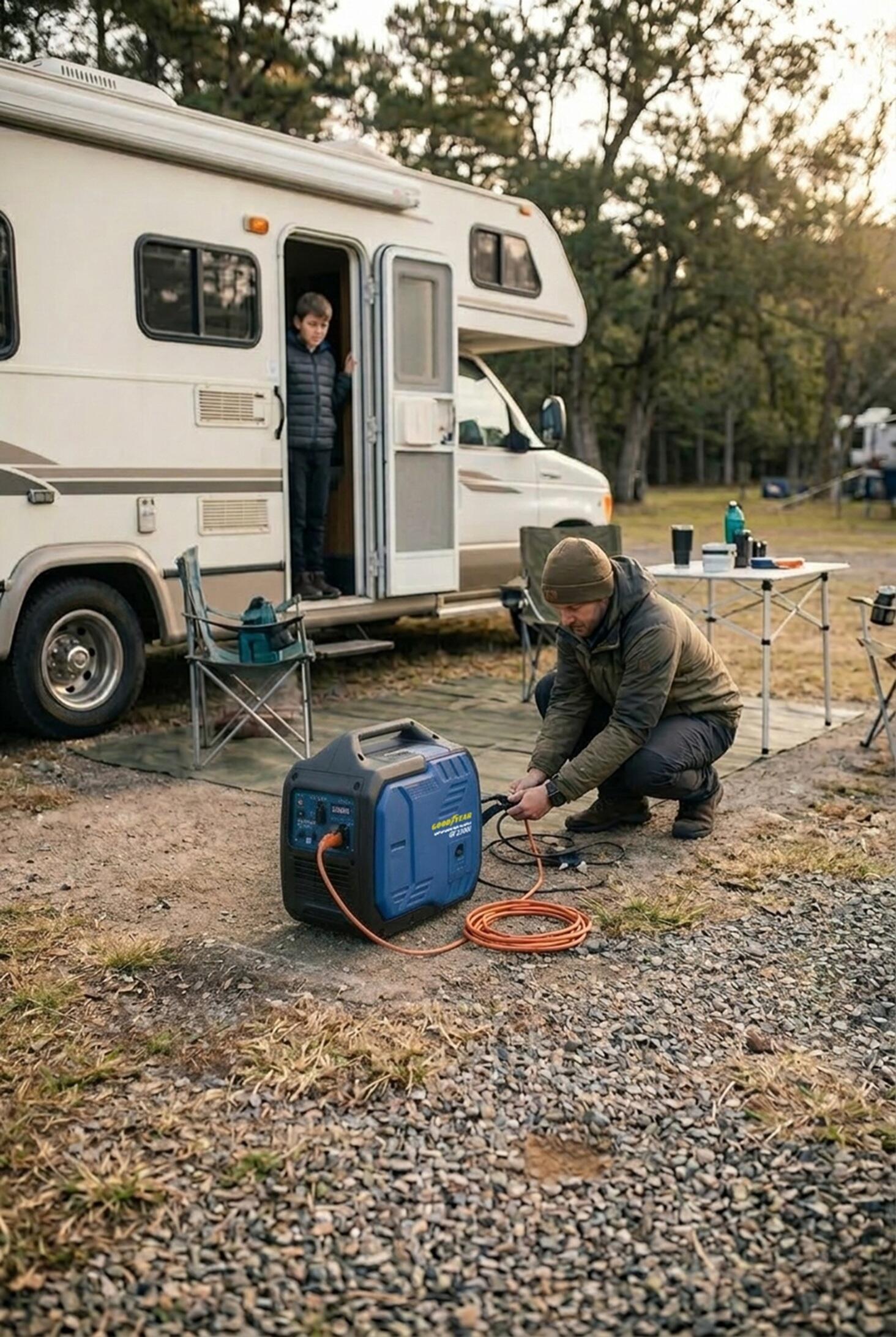 Generador Inverter Goodyear para Deporte y Camping. 6/10