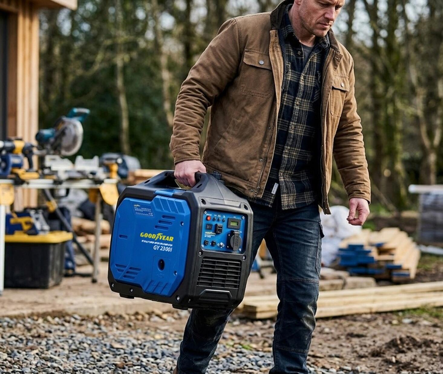 Generador Inverter Goodyear para Deporte y Camping. 5/10