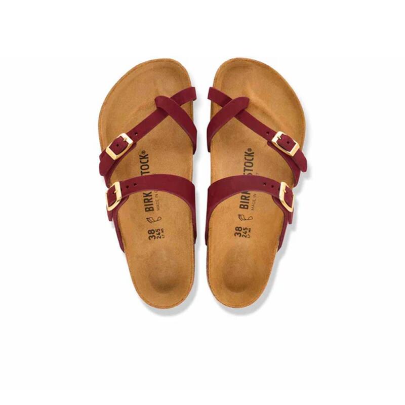 Sandalias Bio Mujer Birkenstock Mayari Burdeos 2/3