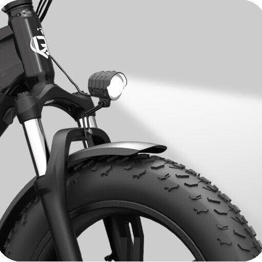 F20PRO vélo électrique adulte, batterie 48V20Ah, pneus 20×4.0". 5/13