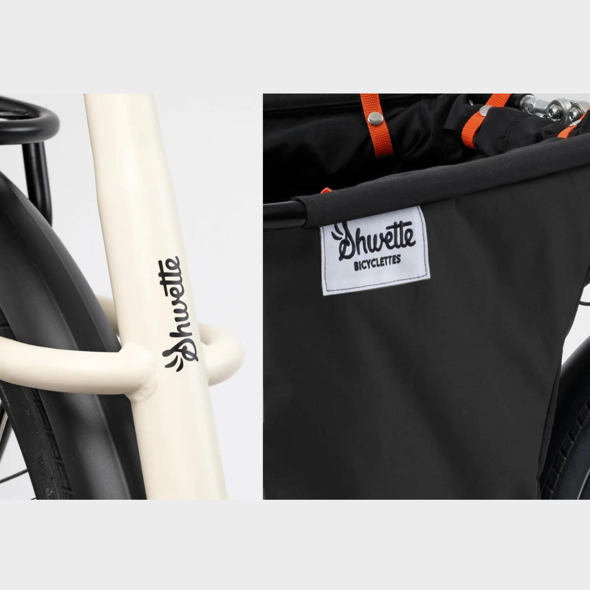 Shwette Baggy crème mat - Caisse noire 3/7