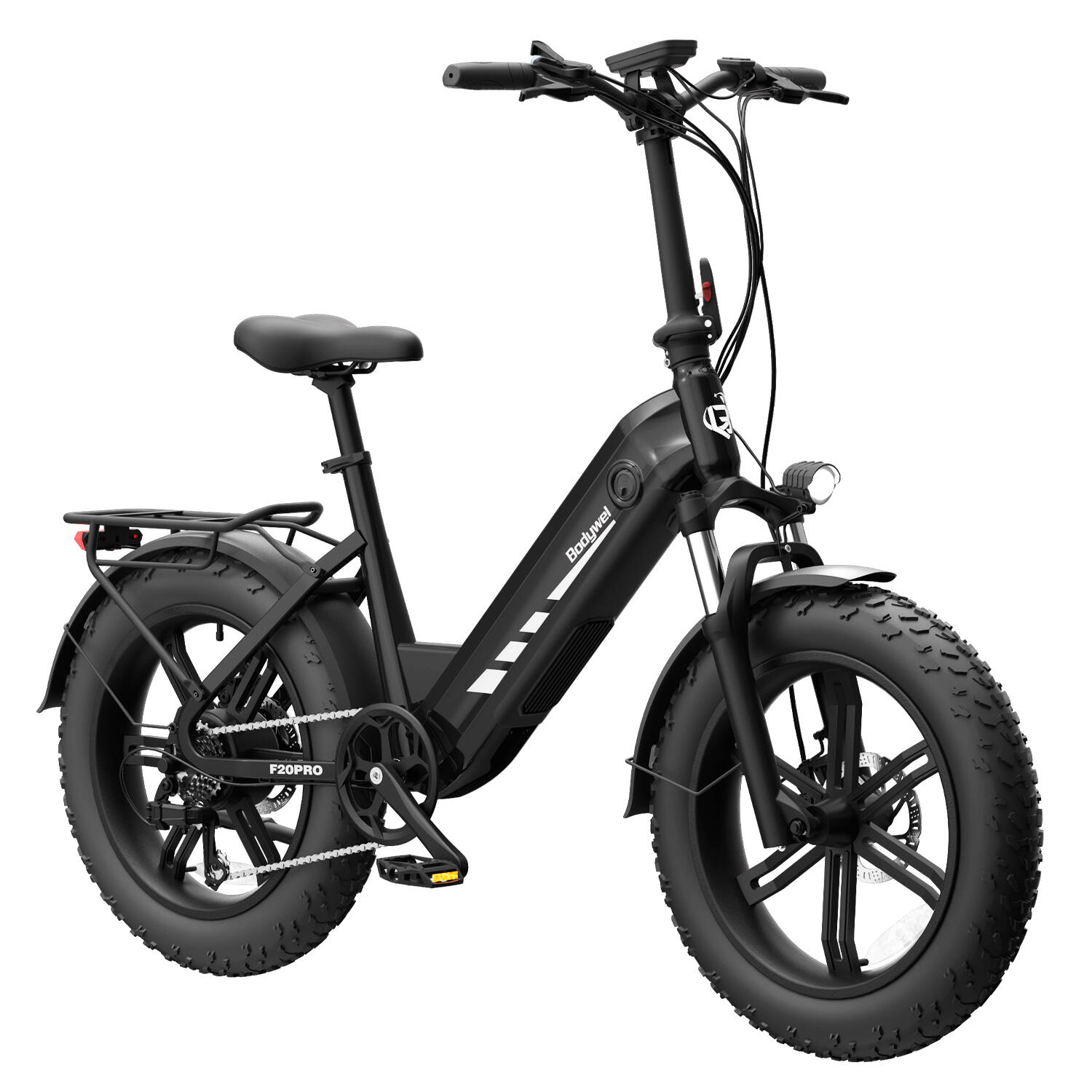 F20PRO vélo électrique adulte, batterie 48V20Ah, pneus 20×4.0". 3/13