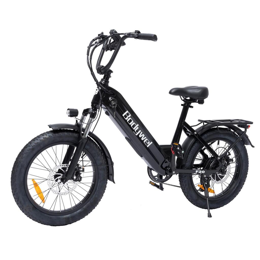 F20 Adult Electric Bike 48V15Ah Battery, 20×3.0" Tires