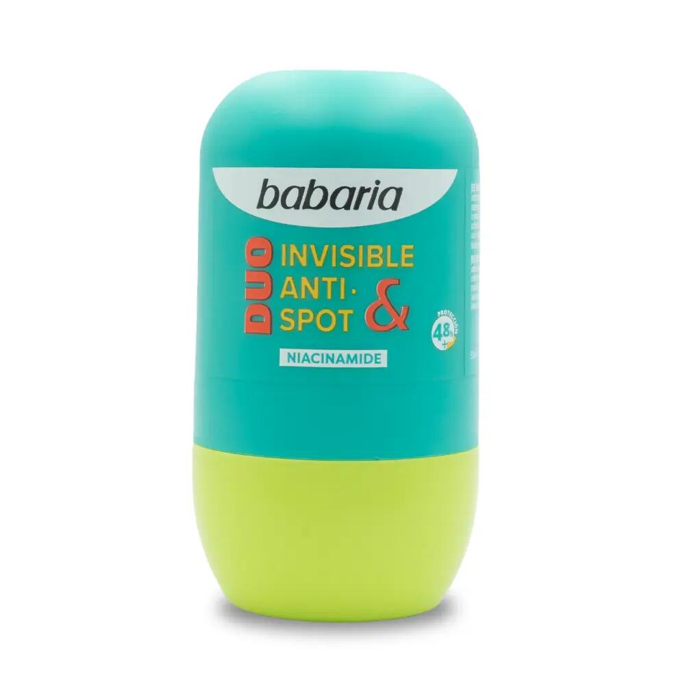 BABARIA  Desodorante Mujer y Hombre Duo Invisible&AntiSpot Pack 3UD 2/7